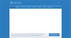 Desktop Screenshot of isvcon.org